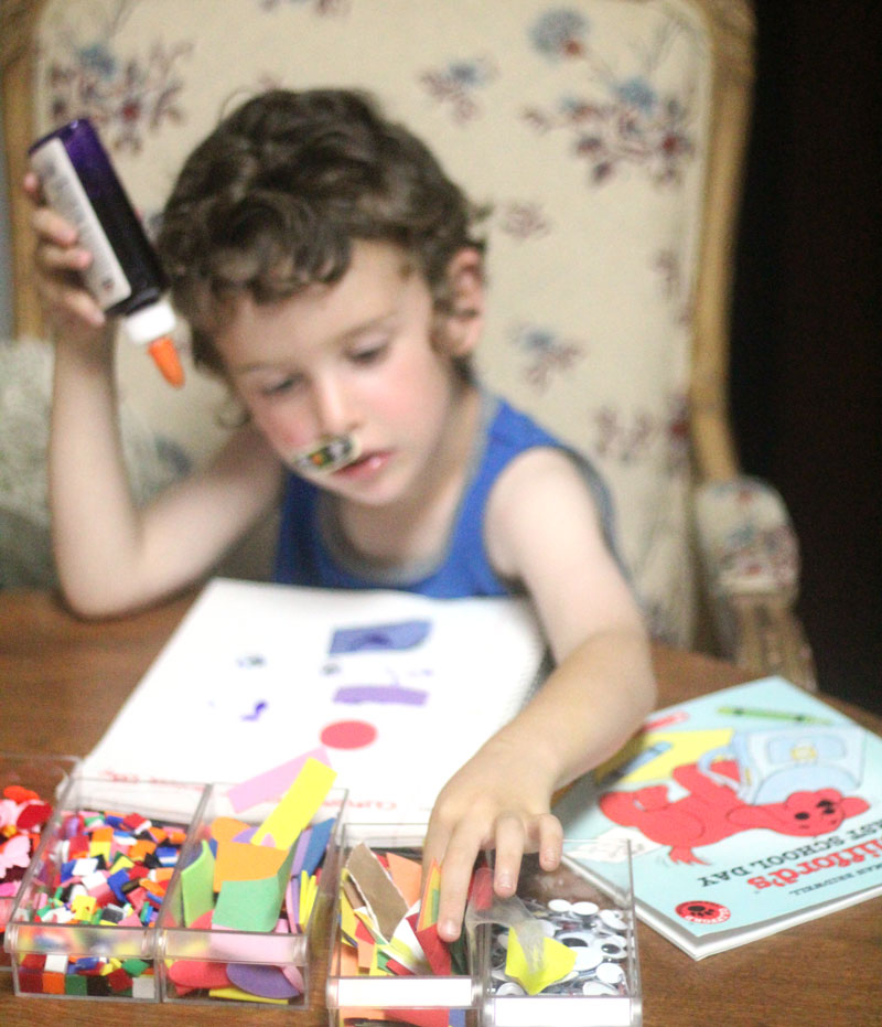 A reading smashbook is a super fun reading log alternative and a great way to inspire literacy in kids! My preschooler made one and wanted to share his ideas with you - it's super open-ended and way to make reading FUN!!