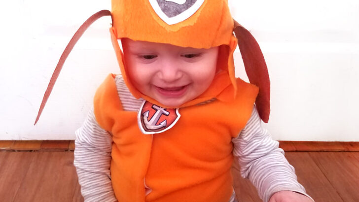 Baby Zuma PAW Patrol Costume DIY