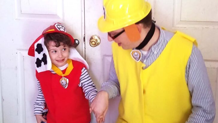 Rubble PAW Patrol Costume DIY