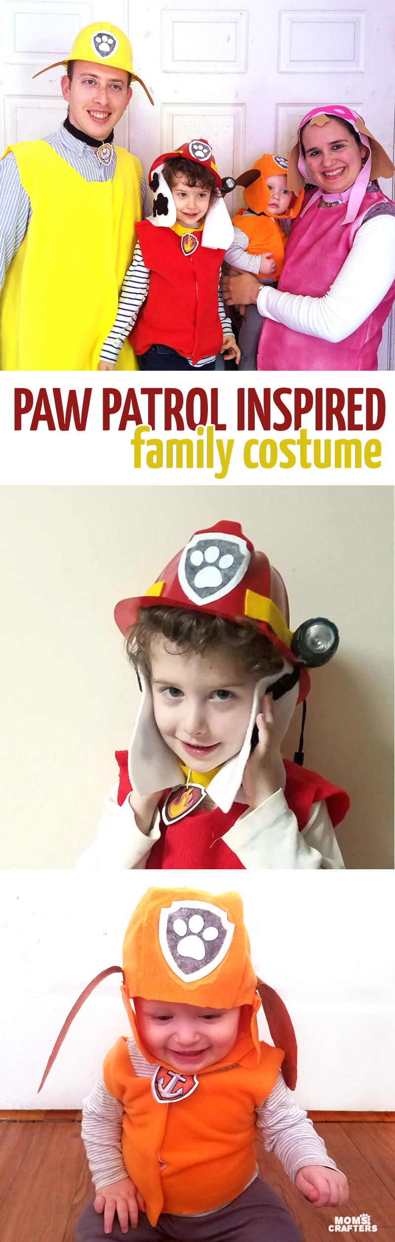 This DIY PAW Patrol family costume idea is so much fun!