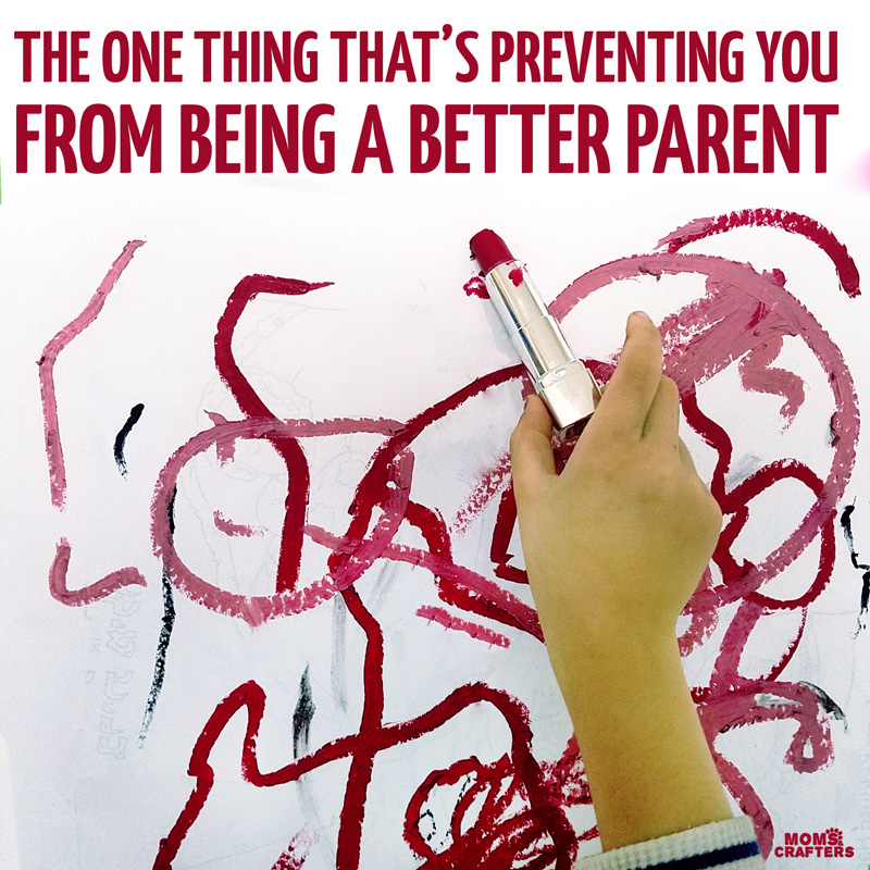The one thing that's stopping you from being a better parent might not be what you think. Why do you react poorly when you know positive parenting principles and tips? This is why. #positiveparenting #parenting #toddlers #parentingtips
