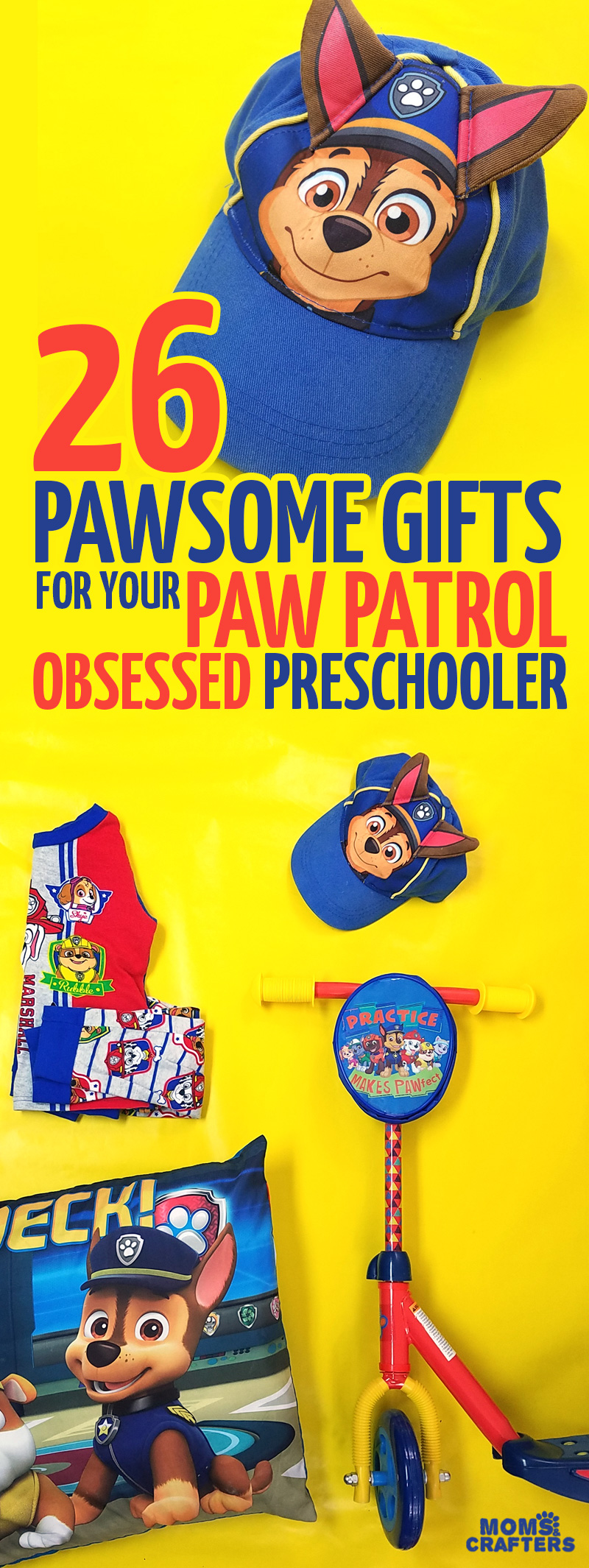 Thee practical and fun gifts are perfect for your PAW Patrol obsessed preschooler! PAW Patrol gifts make the perfect gift ideas for preschoolers who are obsessed - these ideas include non-toy gifts, top toys for preschoolers, and some cool books and entertainment gifts.