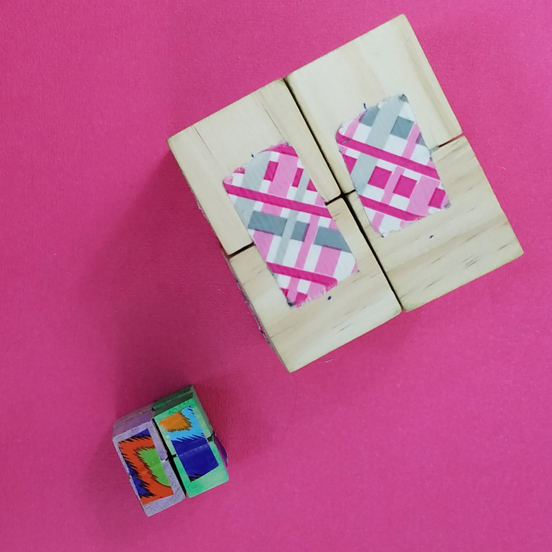 Make this wooden DIY infinity cube - an addictive fidget toy for kids and grown-ups! You'll love this DIY fidget spinner craft alternative - it's great for antsy kids and adult swho need to do something with their hands #fidgettoy #fidgetspinner #infinitycube #diytoy #fidget #diy #craft