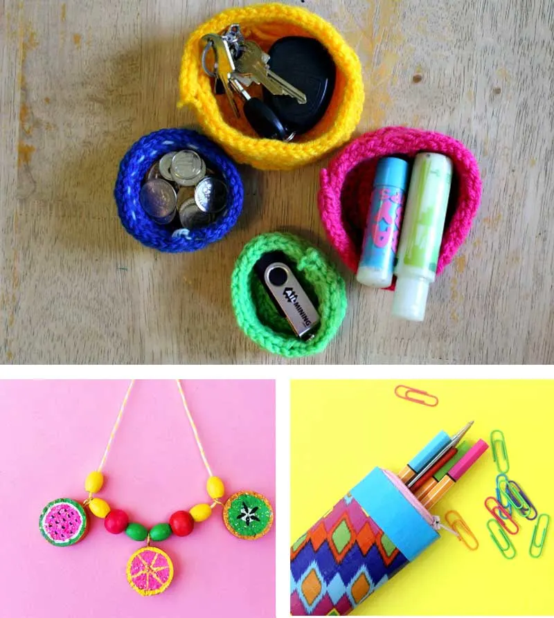 Create these fun and easy craft projects for tweens and teens - you'll love how they come out! These simple DIY crafts for teenagers and preteens include paper crafts, knitting, jewelry making, DIY accessories and more for big kids, boys, and girls #teencrafts #tweens #diy