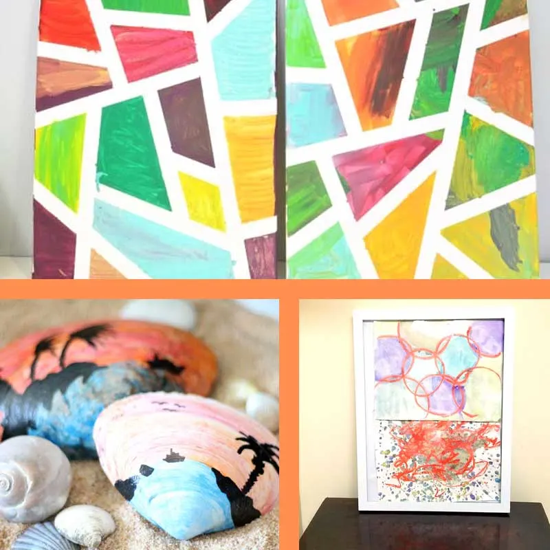 Art Projects for teens and tweens to create - perfect for art night!