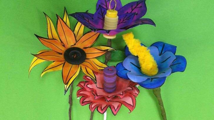 Paper Flower Templates – Free Printable