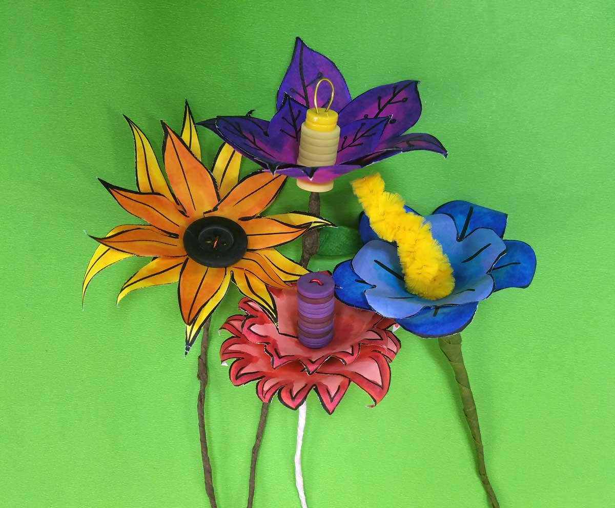 Another Look At Pipe Cleaner Flowers - creative jewish mom