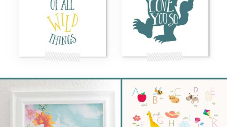 Free Playroom Printables – Nursery Wall Art