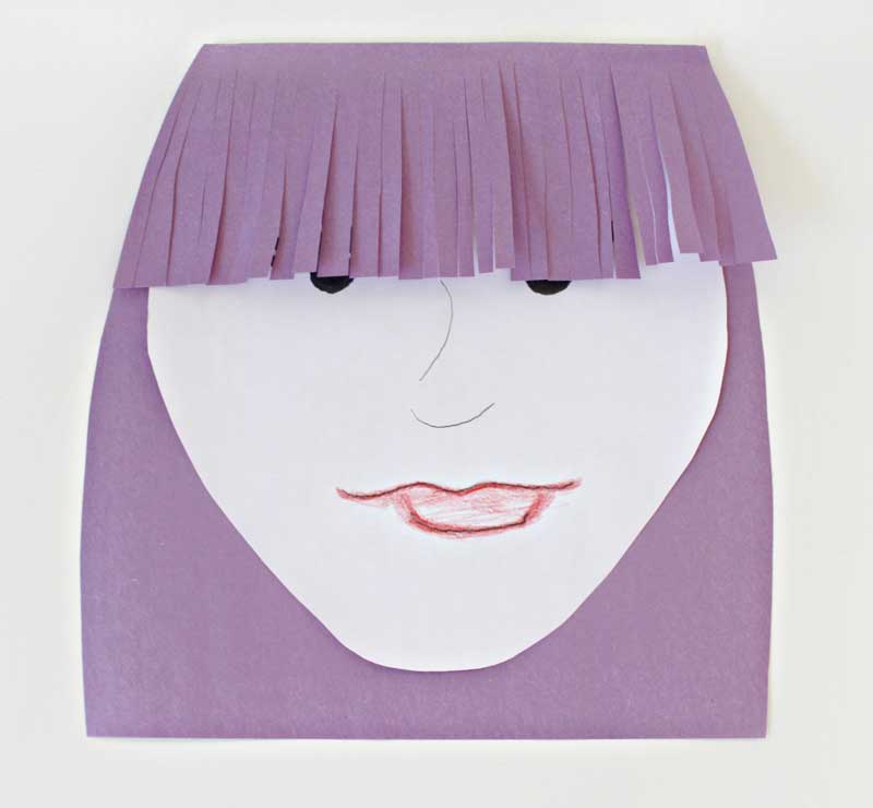 Scissors Practice Haircut Craft * Moms and Crafters Scissors Practice Haircut Craft * Moms and Crafters