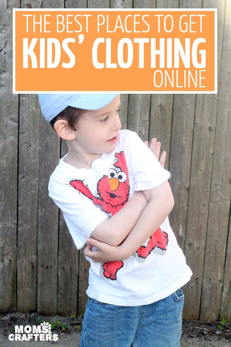These are the best kids clothing stores online to find adorable and affordable outfits for babies, toddlers, preschoolers, and kids! You'll find ideas for dress clothing stores, budget-friendly cheap kids clothing websites, boutique kids' clothing shops, and even designer! #kids #parenting #momsandcrafters