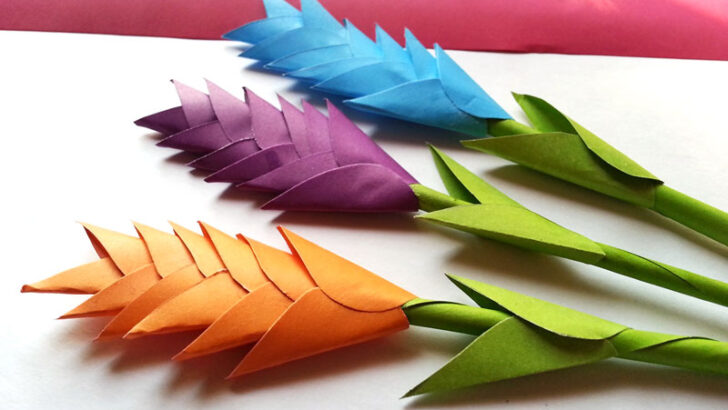 DIY Paper Heliconia – Free Printable Paper Flower Templates