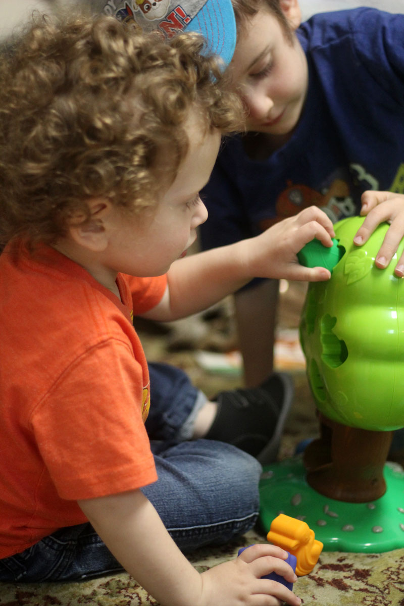 Best birthday gifts for two year old boys - sorting toys!