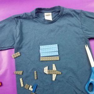 LEGOs T-shirt - Make A Shirt with real LEGO bricks! * Moms and Crafters