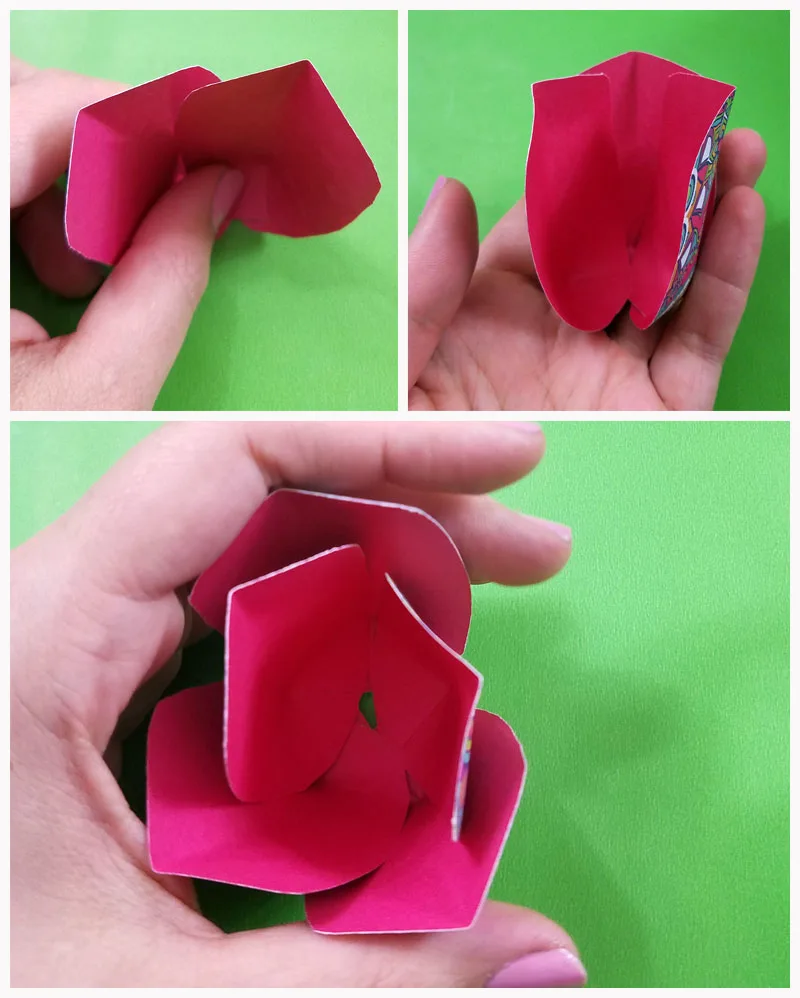 12. Assemble your paper tulips