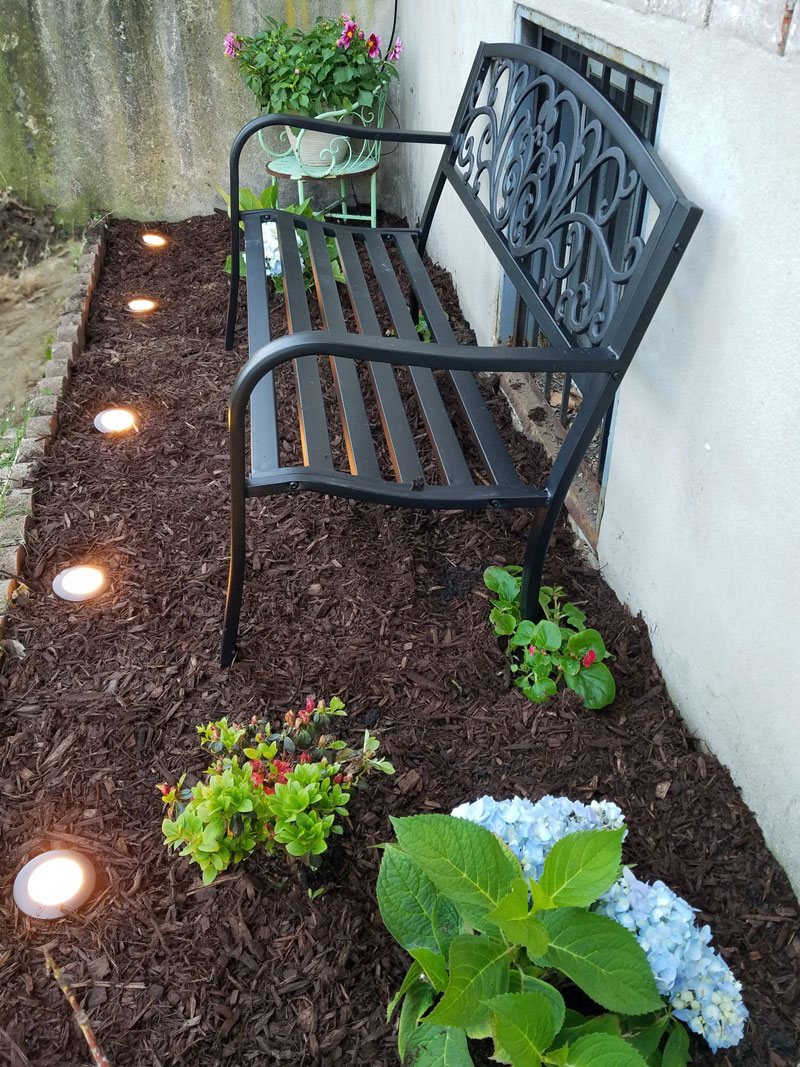 Small Garden Makeover – with a sweet sitting nook!