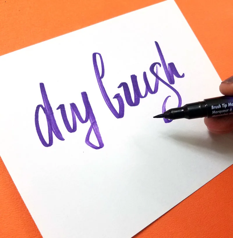 The best brush pens for lettering in dry brush