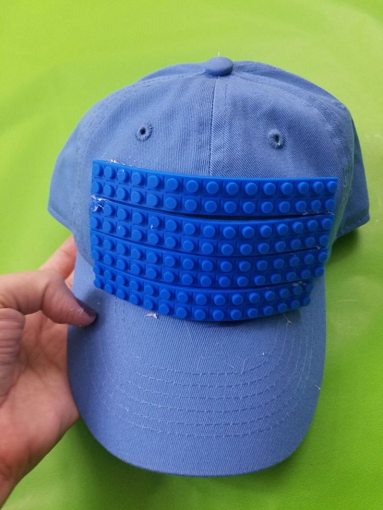 LEGO Cap Create a Super Cool Cap using Real Bricks! * Moms and Crafters