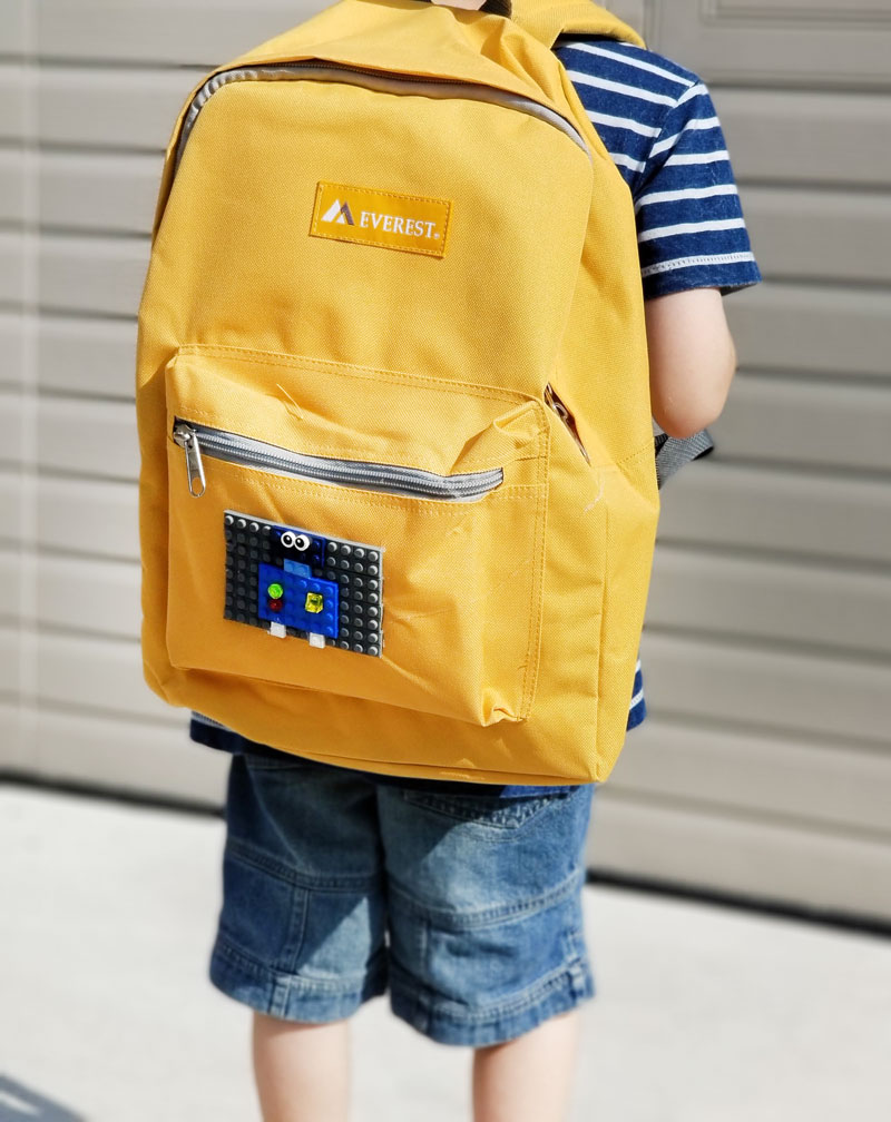 Craft a LEGO bag for school