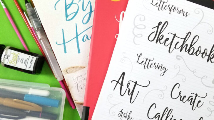 Brush Lettering Books for Beginners