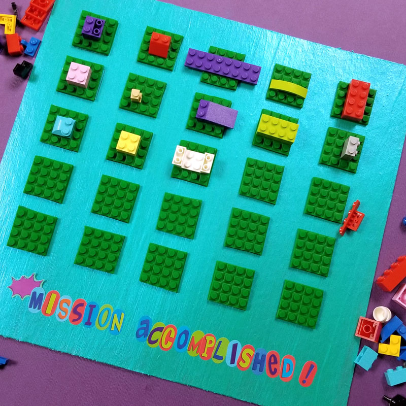 Click to find out how I made this super cool LEGO DIY reward chart for kids for my son to earn more bricks for his collection! This super cool LEGO craft has been working so well for us! #lego #legofan #kidscraft