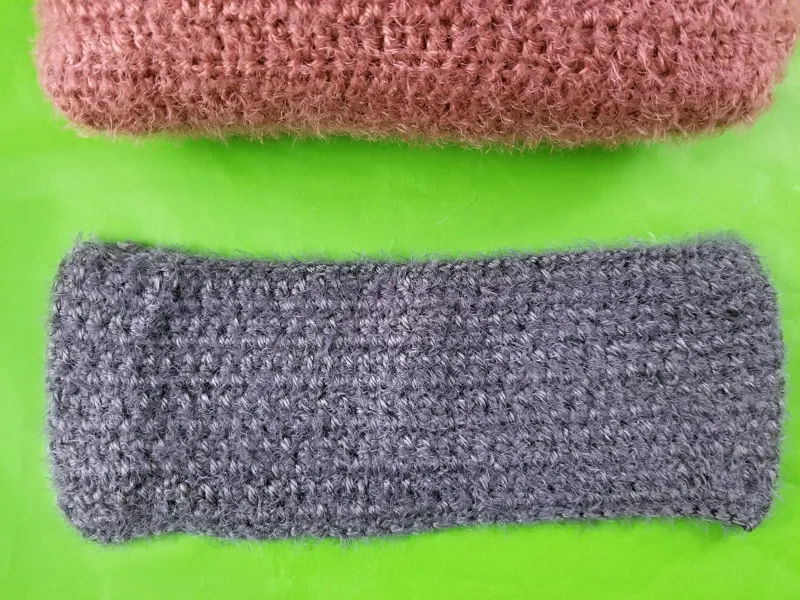 Crochet throw pillow step 8