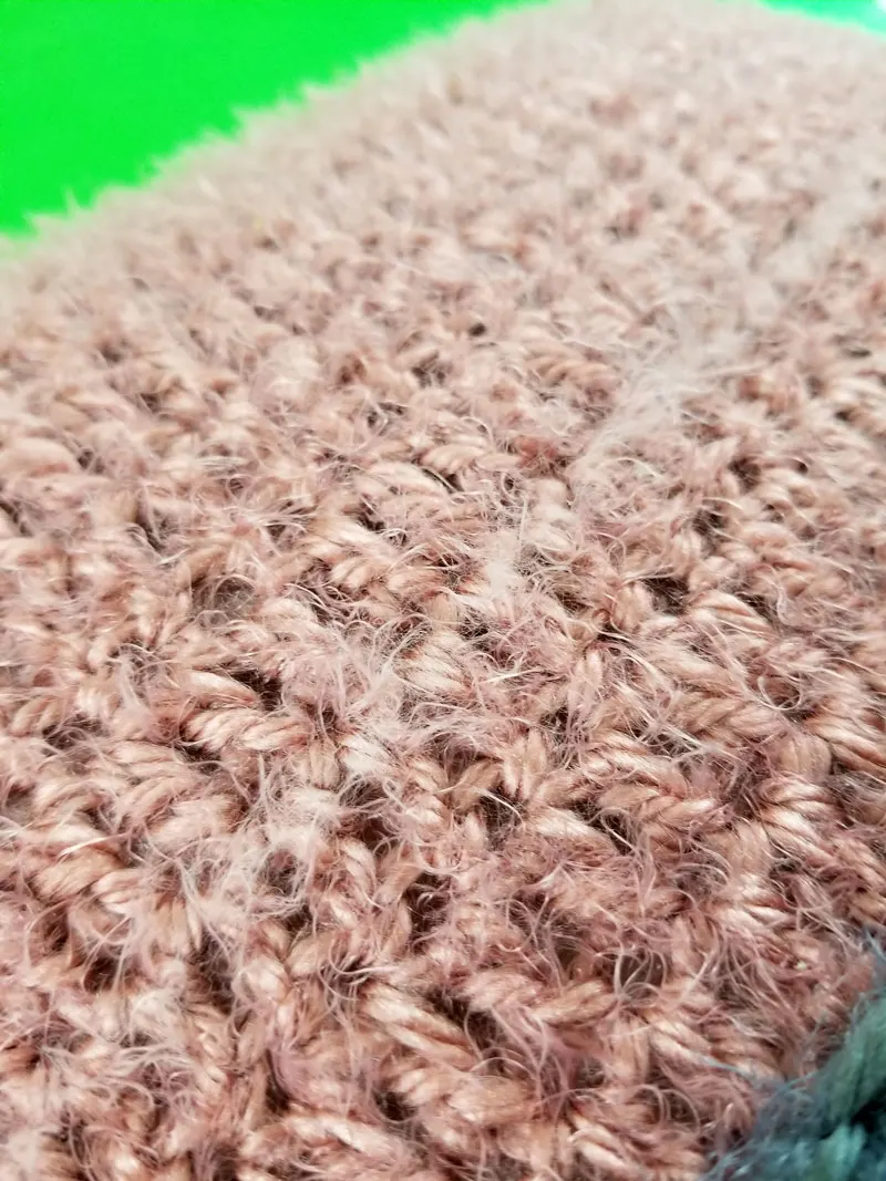 Crochet throw pillow step 9