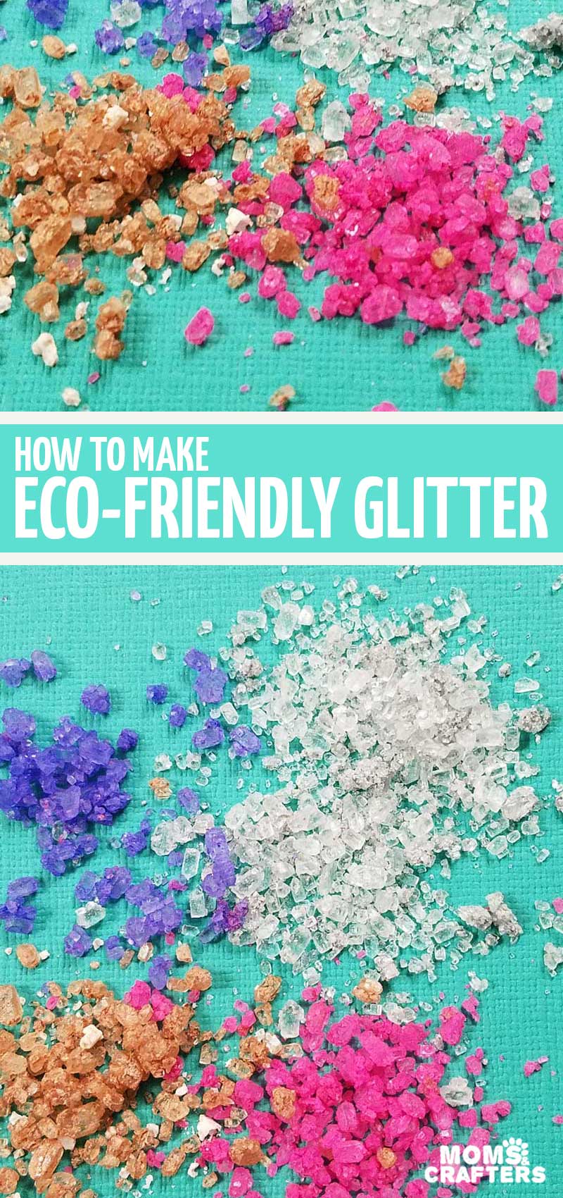 Click to learn how to make your own biodegradable glitter for your paper crafts!