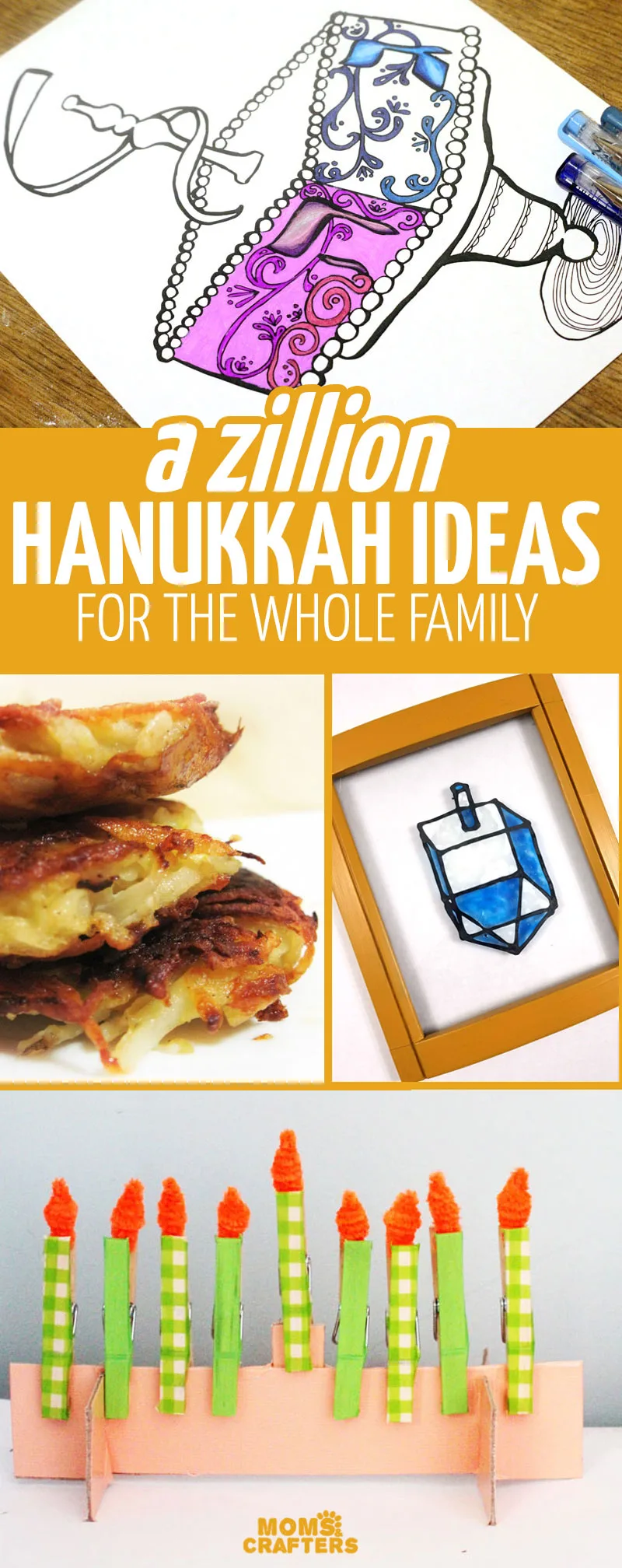 Cick for a huge list of hanukkah crafts, activities, recipes, printables, coloring pages, and more ideas for you and your whole family! these Chanukah crafts for kids and Hannukah decorations will help you celebreate a holiday to remember