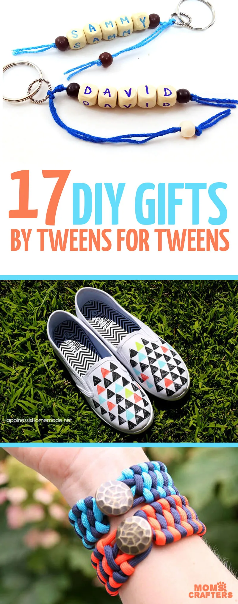 Click for 17 cool DIY gifts for tweens to make for other tweens!! These sweet DIY gift ideas for teens and tweens are easy to craft and perfect for Christmas and birthdays. #diygifts #teencrafts #teens