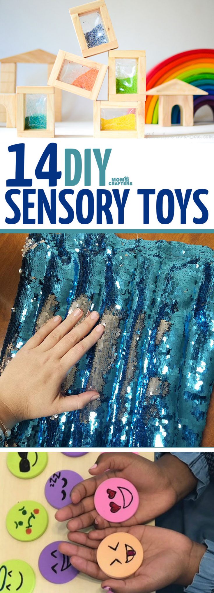 DIY Sensory Toys 14 Toys for Sensory Play * Moms and Crafters