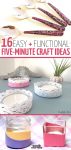 Five Minute Craft Ideas - For Kids, Home, &amp; More! * Moms and Crafters