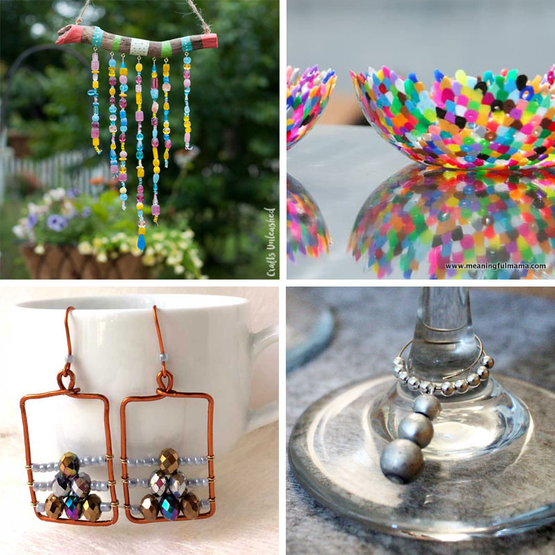 Easy Decorative DIY Glass Bead Magnets - Pretty Handy Girl