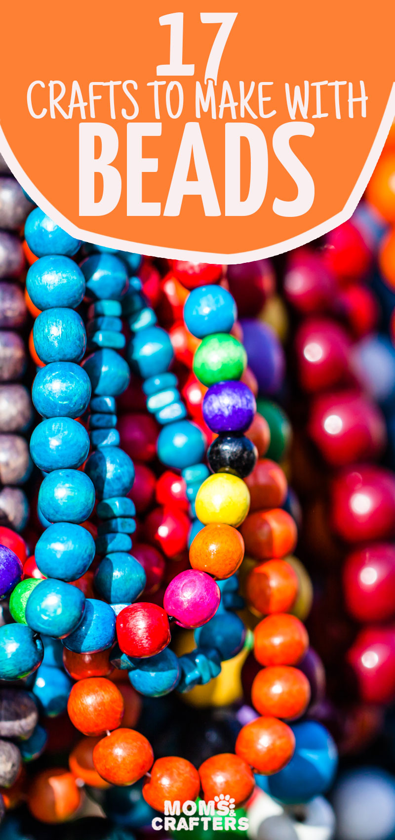 17 bead crafts for kids and adults using beads you probably already have handy! #crafts #beads
