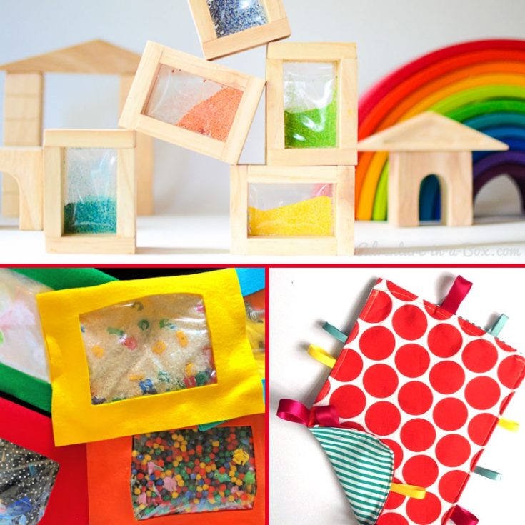 DIY Sensory Toys 14 Toys for Sensory Play * Moms and Crafters