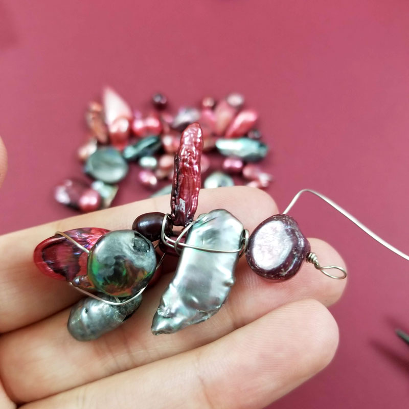 How to wrap crystals with wire * Moms and Crafters