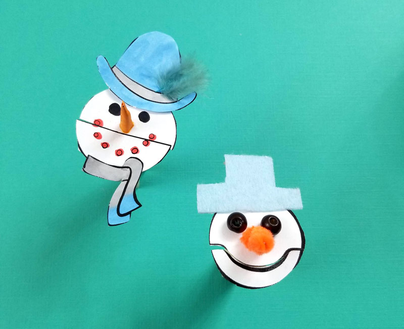 Cute Clothespin Snowman Craft for Kids - Taming Little Monsters