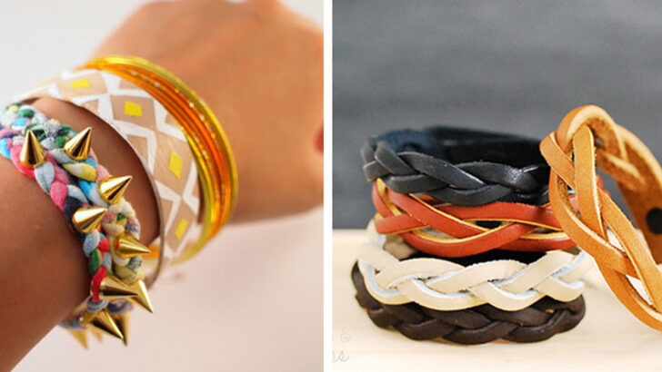 Braid Bracelet DIY Ideas Using Leather, Fabric, and More!