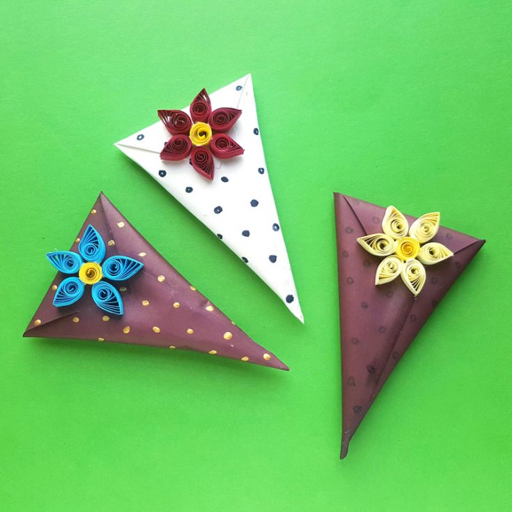 Cone gift box tutorial a fun DIY gift wrap idea! * Moms and Crafters