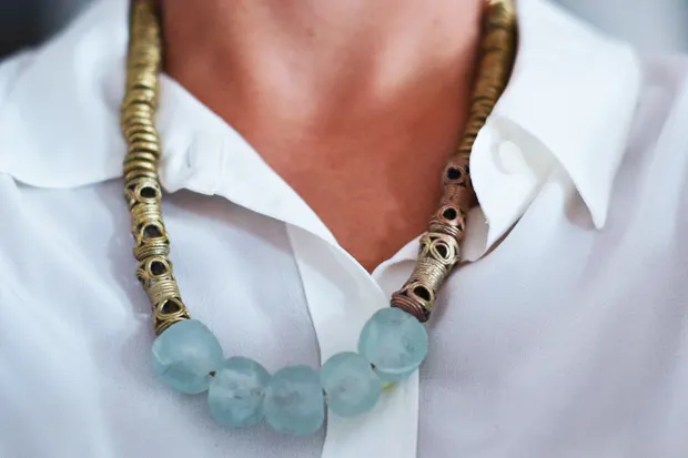 A list of 23 cool DIY statement necklace projects