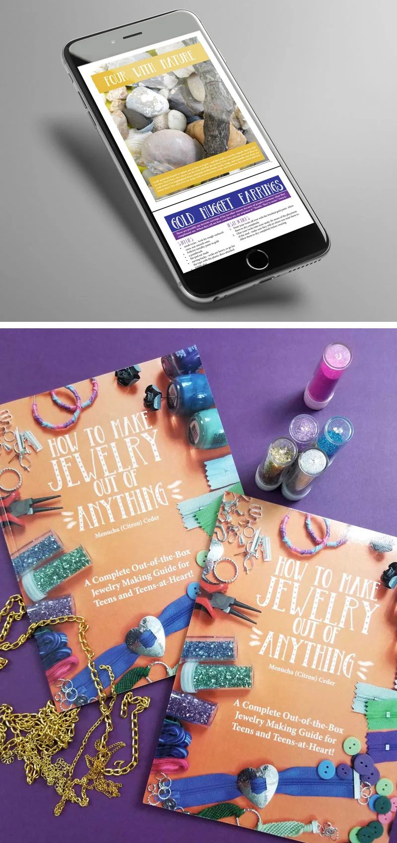 this cool jewelry making book is just what I needed - it's so different and unique - perfect for teens!