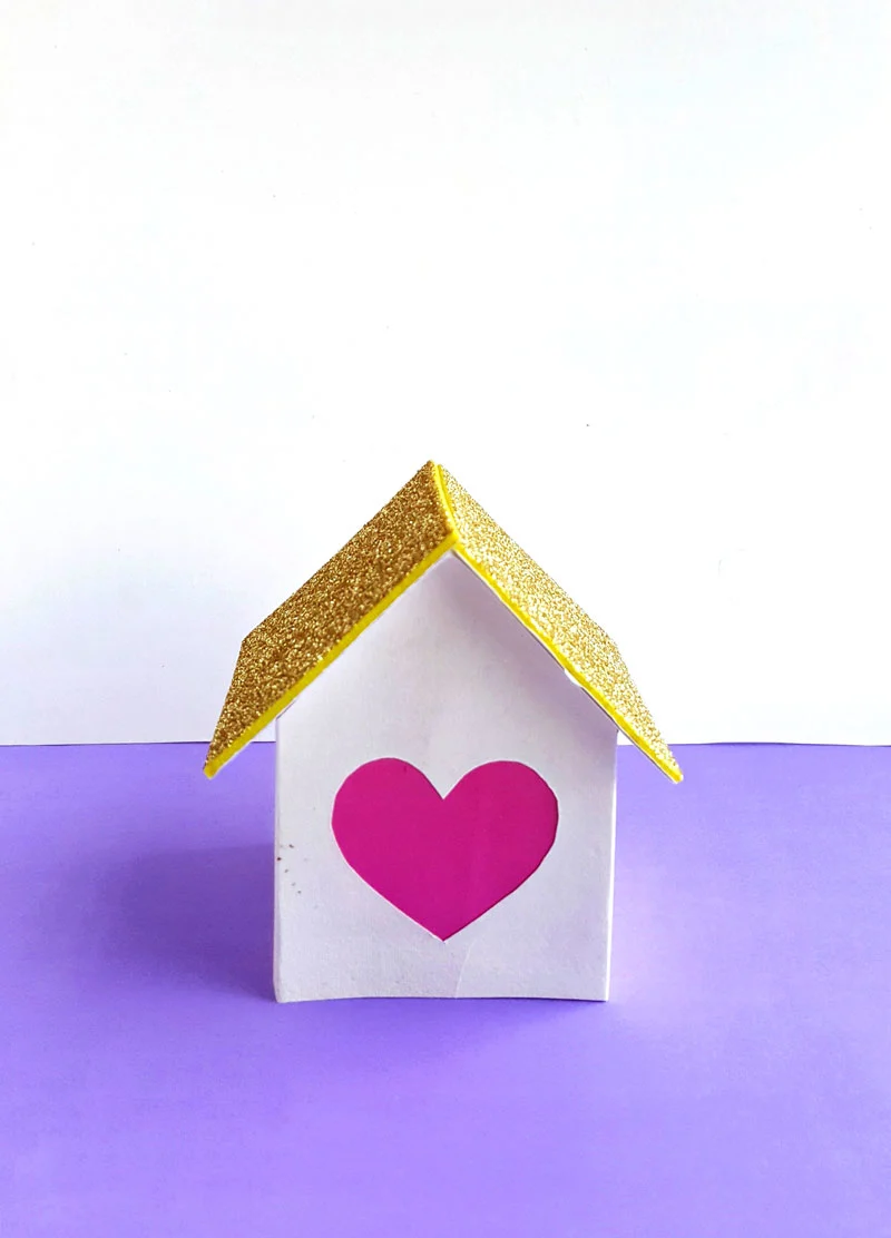 Make these beautiful DIY valentine paper lanterns - a fun paper valentine's day craft for kids