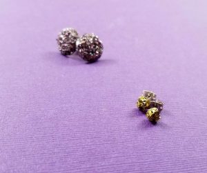 Druzy Earrings DIY Tutorial - Faux Druse Studs * Moms and Crafters
