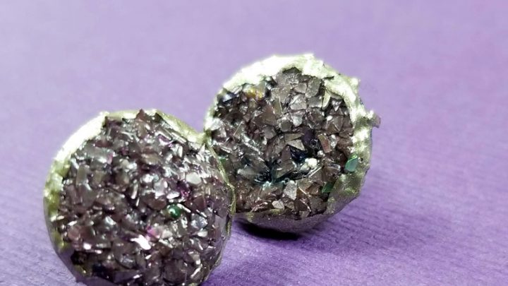Diy on sale druzy earrings