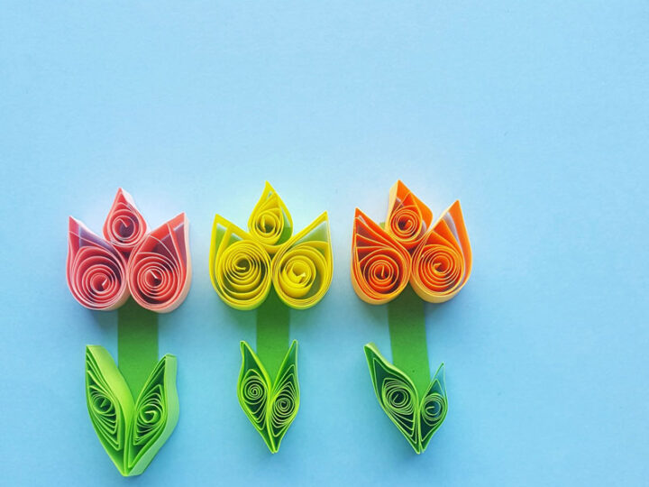 Quilled Paper Tulips