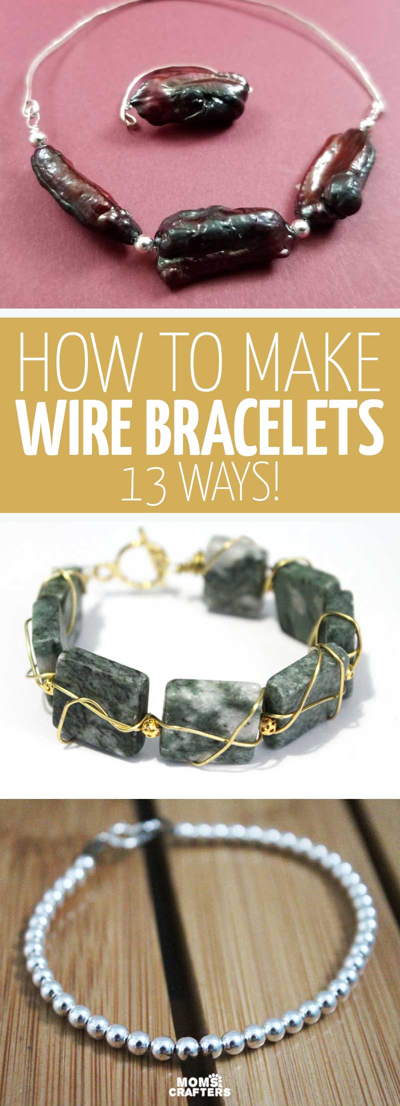 Wire knot bracelet - how to make wire wrap jewelry 229 - YouTube