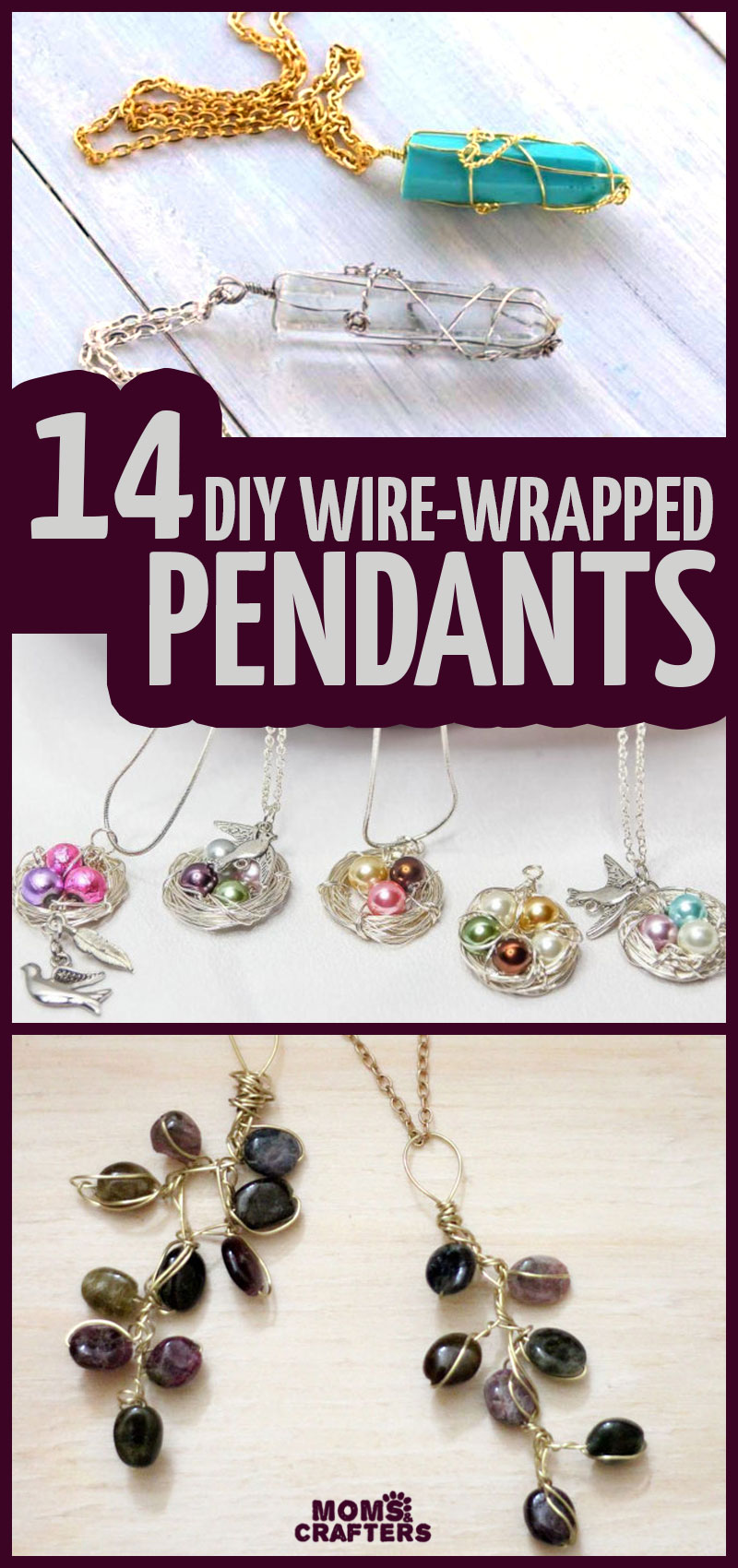 Learn Jewelry Making : Wire Wrapped Pendant with Wire Wrapping Tutorial -  Wire Wrap Tutorials