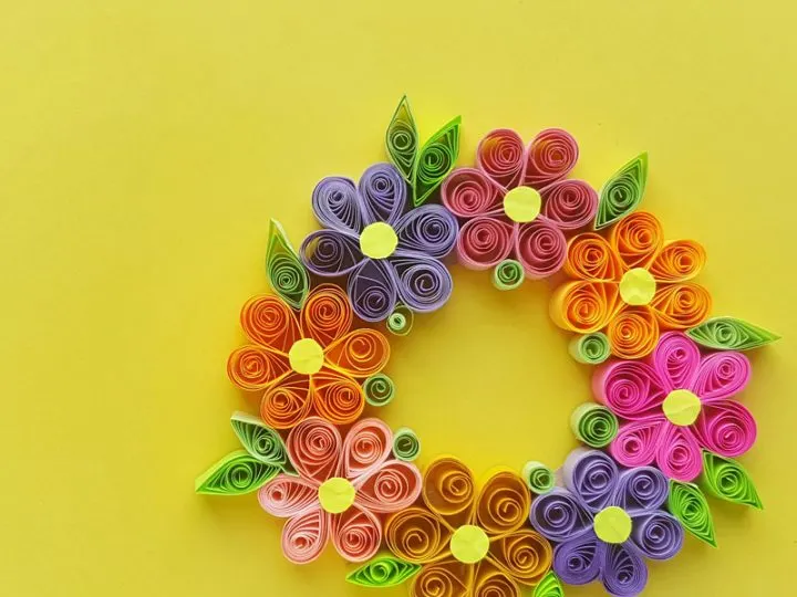 Quilled Floral Wreath