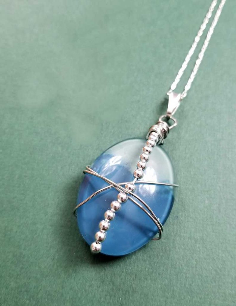 Wire Wrap Cabochon DIY Tutorial * Moms and Crafters