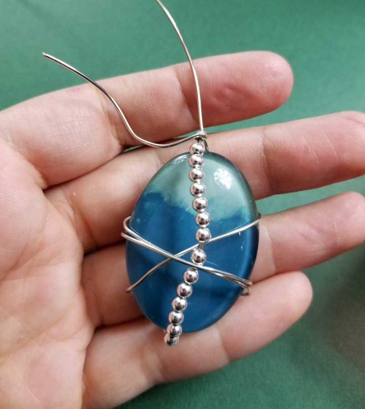 Wire Wrap Cabochon DIY Tutorial * Moms and Crafters