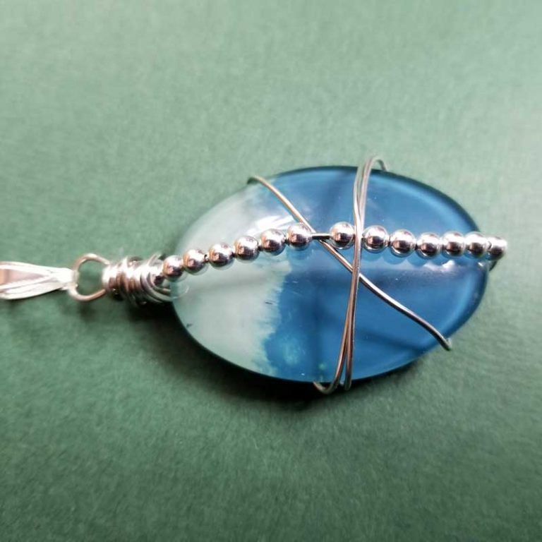 Wire Wrap Cabochon DIY Tutorial * Moms and Crafters